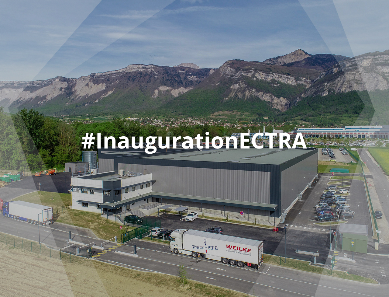 Inauguration du site logistique ECTRA Crolles